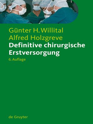cover image of Definitive chirurgische Erstversorgung